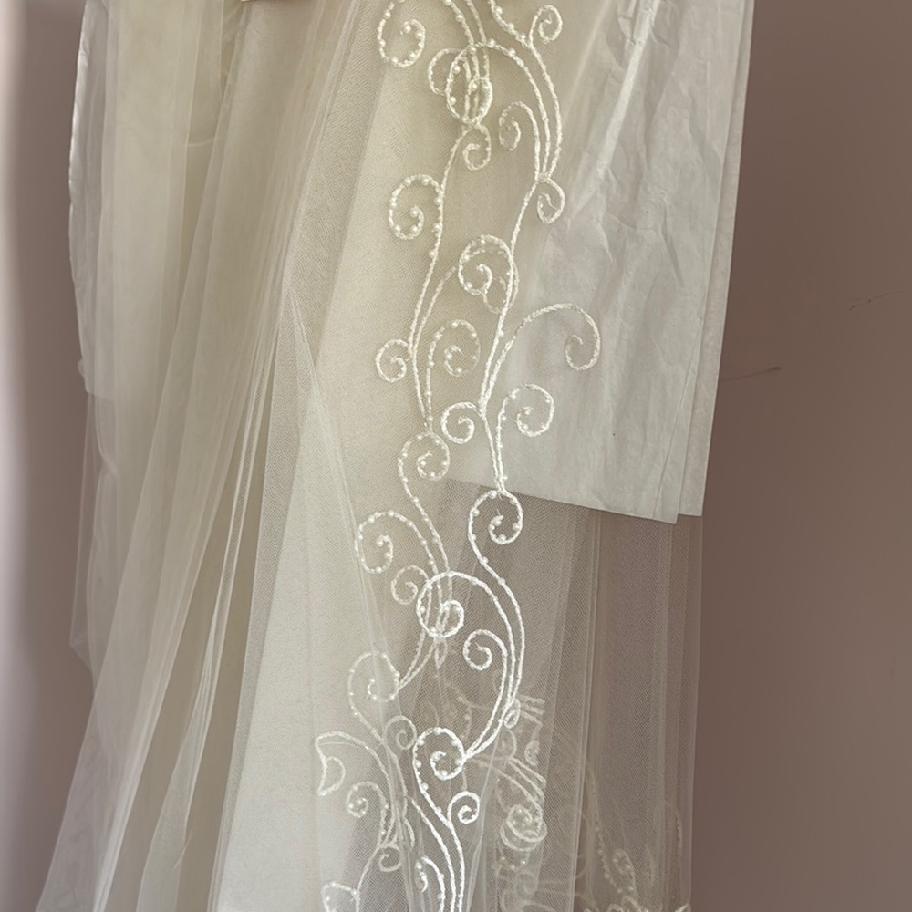 Never used cathedral wedding veil